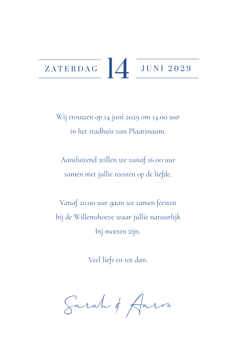 Kaart binnenkant