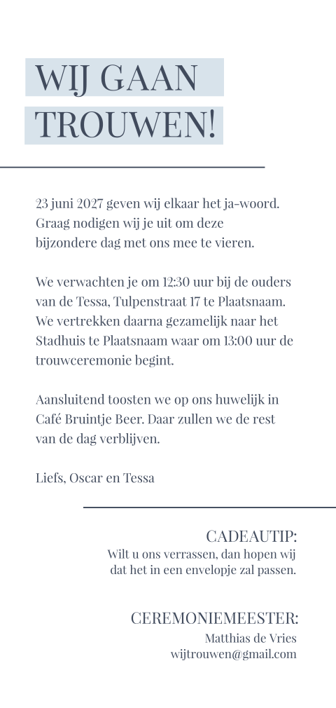 Kaart binnenkant