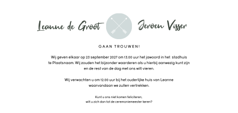 Kaart binnenkant