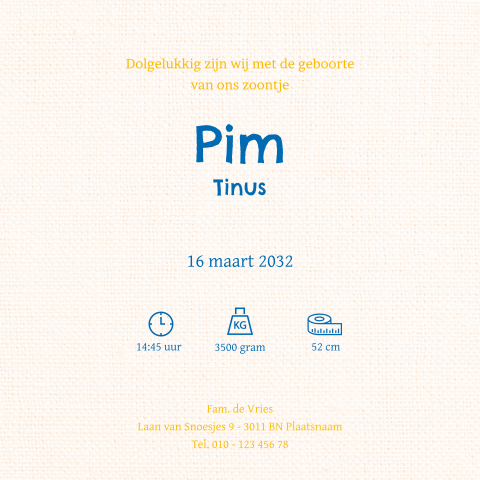 Kaart binnenkant