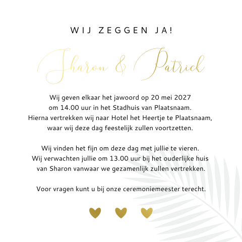Kaart binnenkant