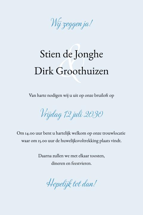 Kaart binnenkant