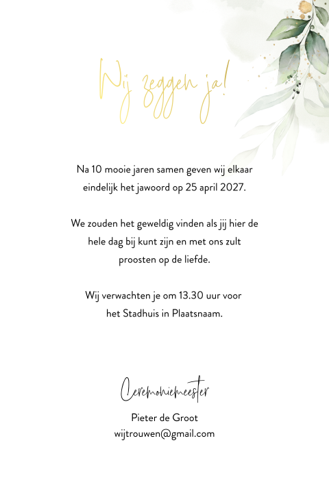 Kaart binnenkant