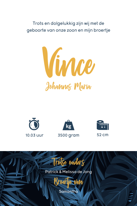 Kaart binnenkant