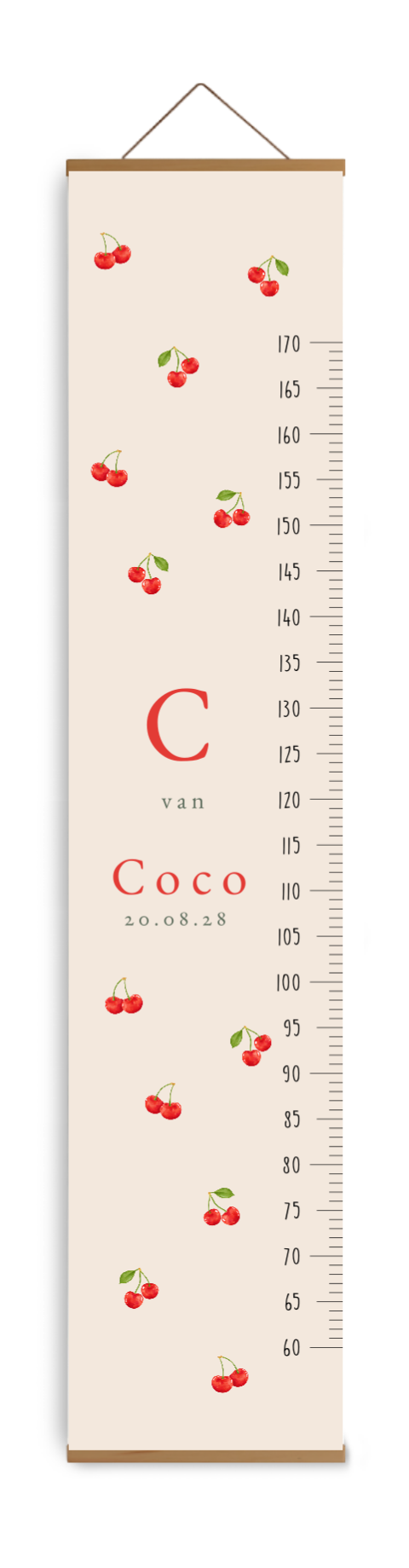 Groeimeter met kersen