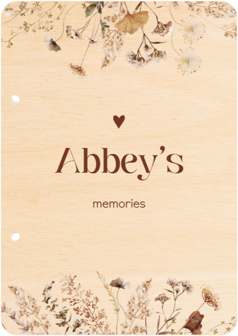 Bewaarbundel met wilde bloemen