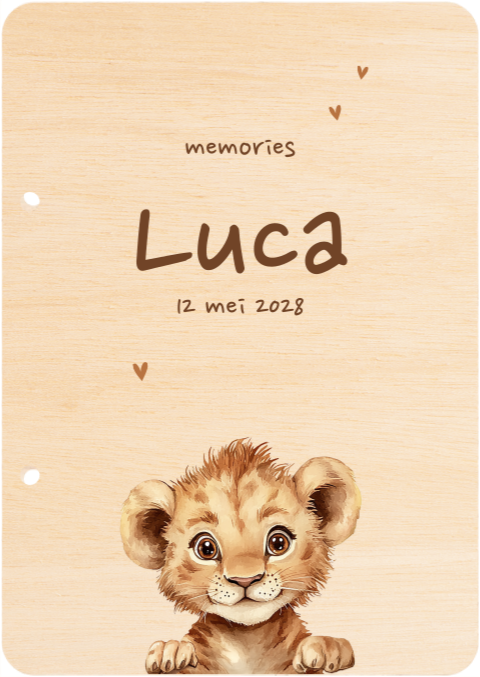 Bewaarbundel met lief leeuwtje