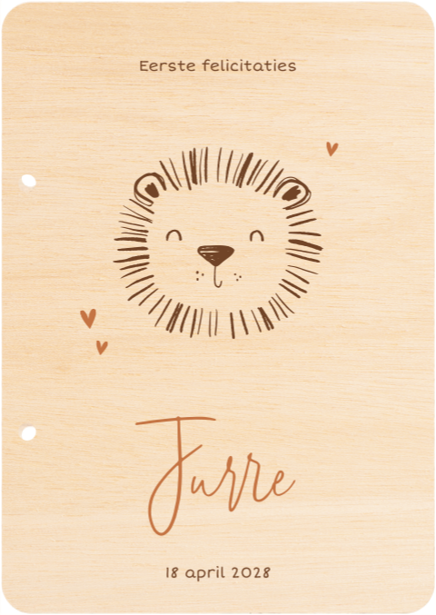 Bewaarbundel met leeuw