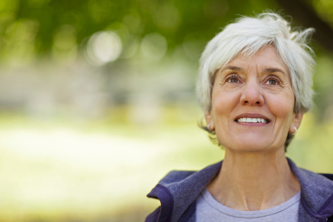 Rouwkaart liggend vrouw foto