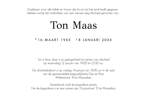 Kaart binnenkant