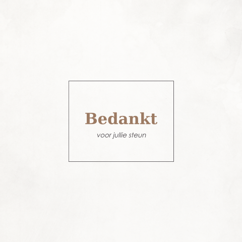 Klassieke en ingetogen bedankkaarten maken na overlijden