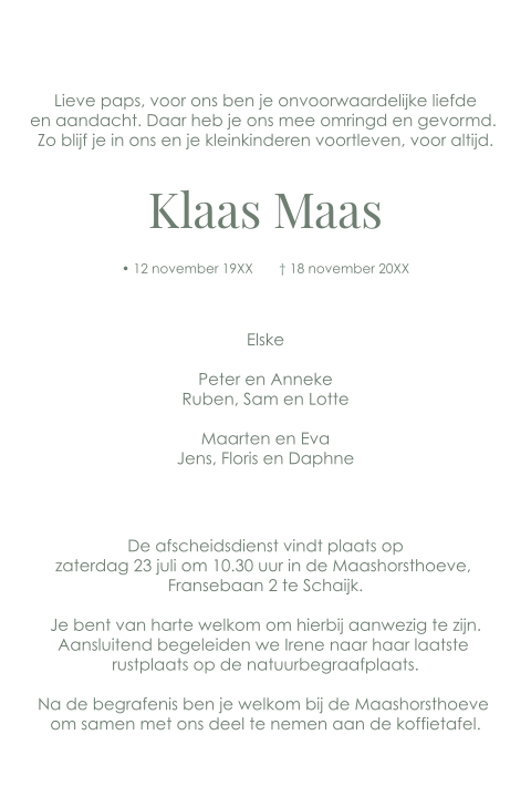 Kaart binnenkant