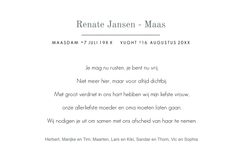 Kaart binnenkant