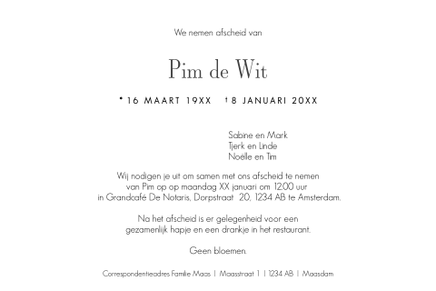 Kaart binnenkant