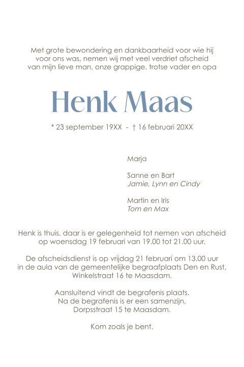 Kaart binnenkant