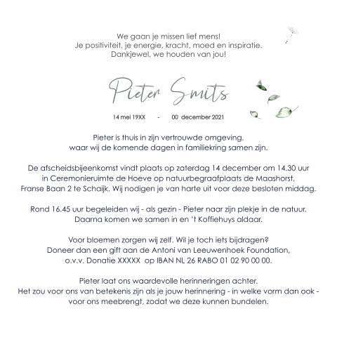 Kaart binnenkant