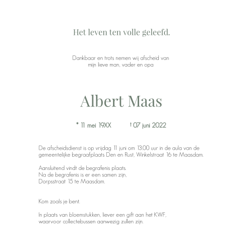 Kaart binnenkant