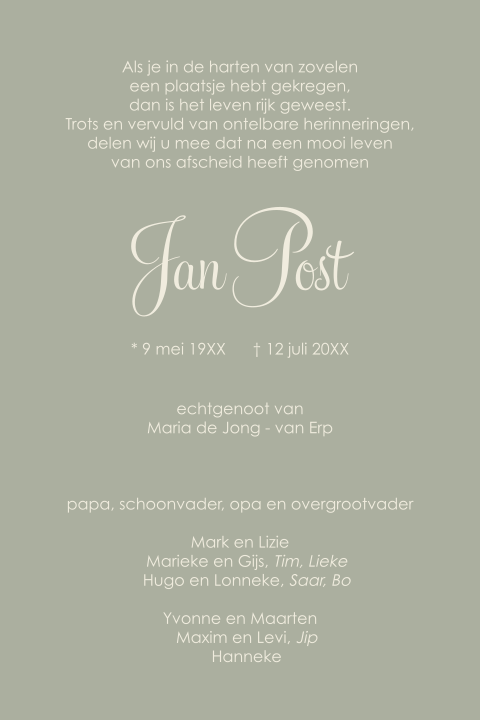 Kaart binnenkant