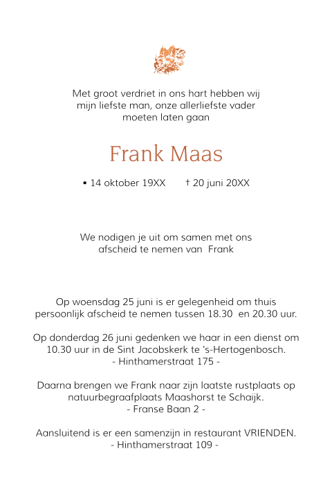 Kaart binnenkant