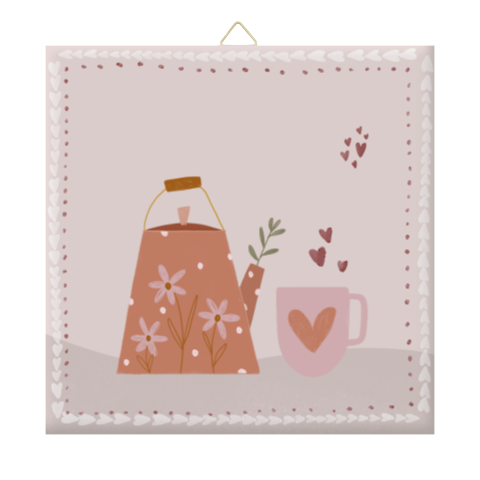 Story tile keramisch tegeltje een liefdevol bakkie troost