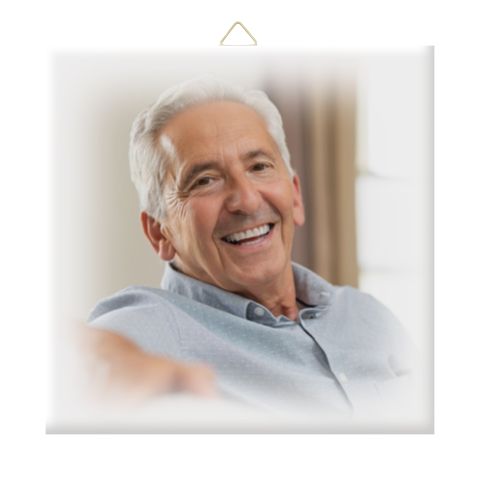 Keramiek tegeltje met portret | Persoonlijke woondecoratie herinnering