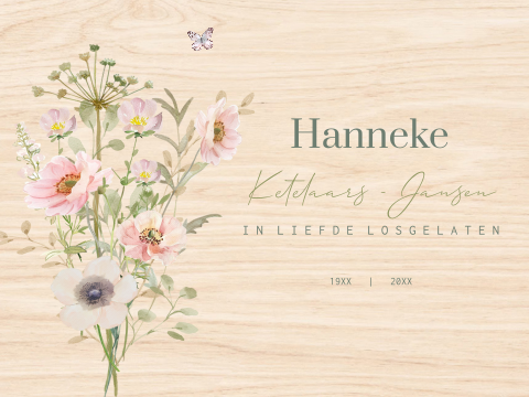 Memorybox Hanneke