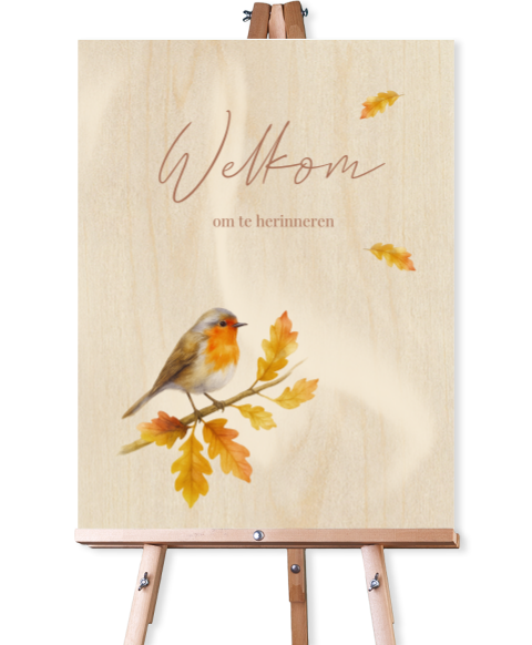 Welkomstbord Herfst