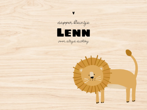 Houten memorybox met leeuwtje herinneringen overlijden zoon