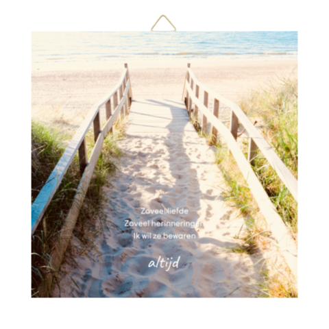 Story tile herinnering van een verhaal van een dag  zee