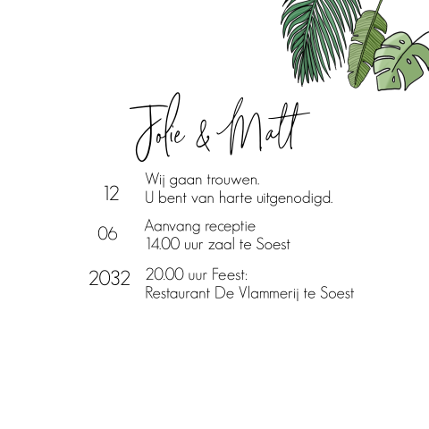 Kaart binnenkant