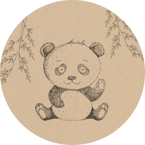 Sluitzegel kraftlook pandabeertje