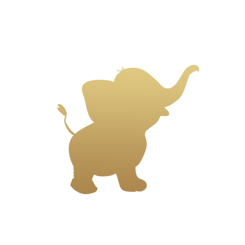 Sluitzegel eerste olifant goudlook