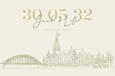 SavetheDate Nijmegen hippe kleuren