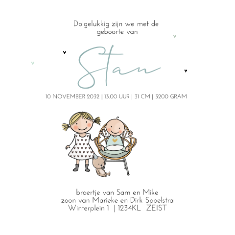 Kaart binnenkant