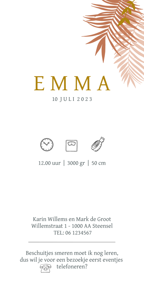 Kaart binnenkant