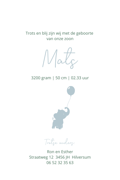 Kaart binnenkant