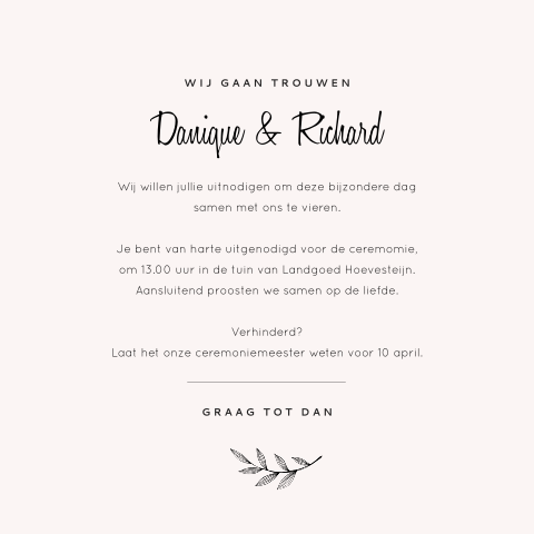 Kaart binnenkant