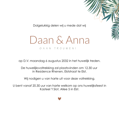 Kaart binnenkant