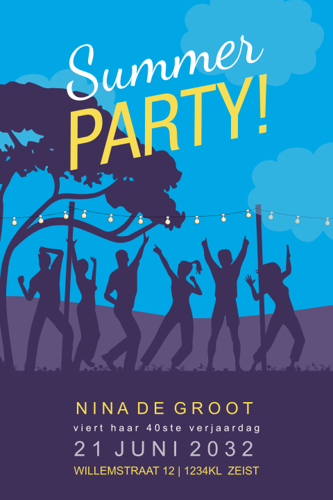 Uitnodiging summer party