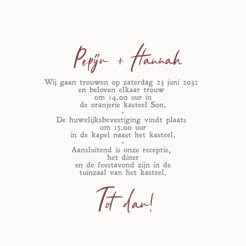 Kaart binnenkant