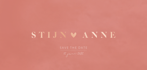 Savethedate velvet terracotta