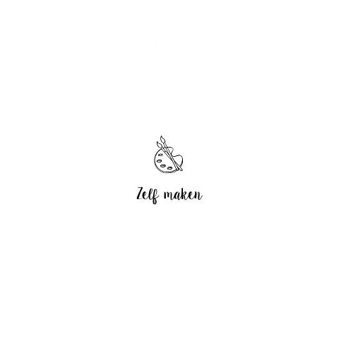 Kaart strik met haakje