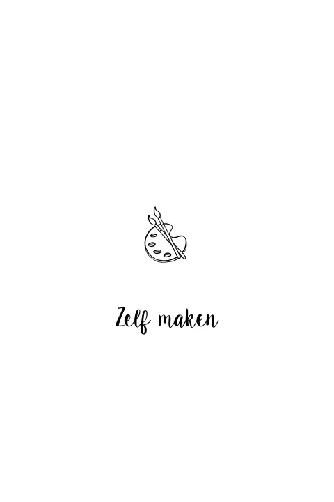 Trouwkaart vorm halve boog wit