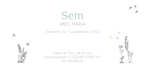Kaart binnenkant