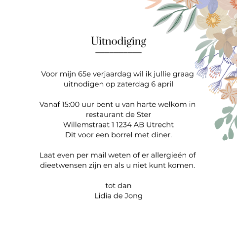 Kaart binnenkant