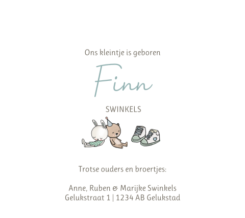 Kaart binnenkant