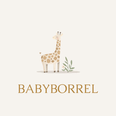 Babyborrel met giraf
