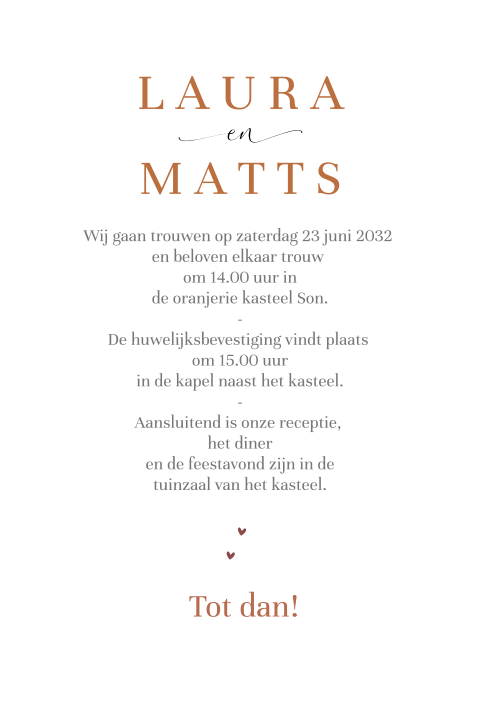 Kaart binnenkant