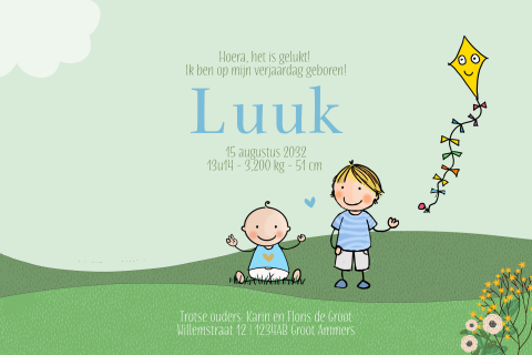 Kaart binnenkant