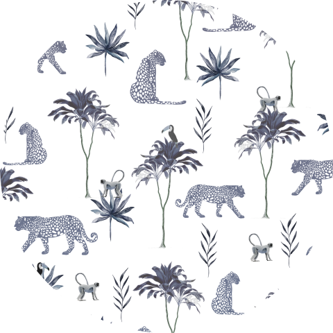 Sluitzegel delftsblauw jungle